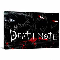Quadro decorativo Death Note com Tela em Tecido Quadro decorativo Death Note com Tela em Tecido