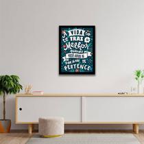 Quadro Decorativo Deixe Ir O que Não Te Pertence 45x34cm Quadro Decorativo Deixe Ir O que Não Te Pertence 45x34cm
