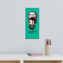 Quadro Decorativo Demon Slayer Metal 10X26