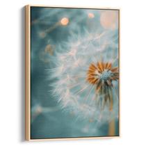 Quadro decorativo Dente de Leão em Ilusão Mágica Sutil - Art Canvas
