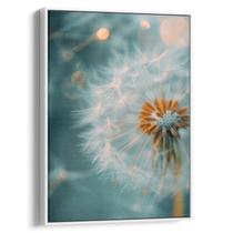 Quadro decorativo Dente de Leão em Ilusão Mágica Sutil - Art Canvas