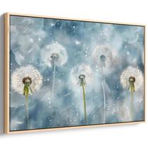 Quadro decorativo Dente de Leão em Serenidade Celestial Flutuante - Art Canvas