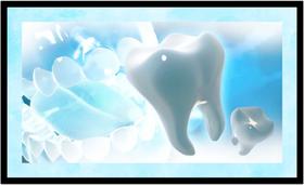Quadro Decorativo Dentista Dentes Odontologia Consultórios Lojas Salas Com Moldura RC009 Quadro Decorativo Dentista Dentes Odontologia Consultórios Lojas Salas Com Moldura RC009