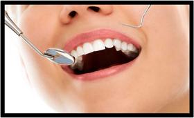 Quadro Decorativo Dentista Dentes Odontologia Consultórios Salas Com Moldura RC003 Quadro Decorativo Dentista Dentes Odontologia Consultórios Salas Com Moldura RC003