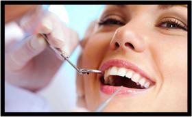 Quadro Decorativo Dentista Dentes Sorriso Odontologia Consultórios Salas Com Moldura RC013