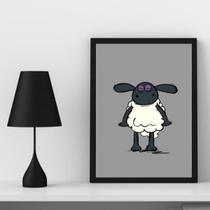 Quadro Decorativo Desenho OvelhaNegra 45x34cm Quadro Decorativo Desenho OvelhaNegra 45x34cm