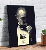Quadro Decorativo Desenho Vito Corleone Personagem