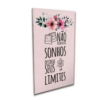 Quadro Decorativo Destrua seus Limites Frase