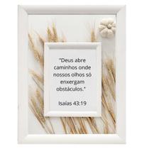 Quadro Decorativo" Deus abre caminhos onde nossos olhos ." Quadro Decorativo" Deus abre caminhos onde nossos olhos ."