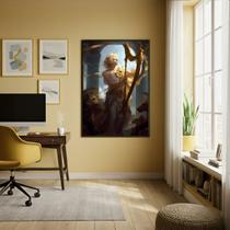 Quadro Decorativo Deus Da Música Apolo - 70x50cm