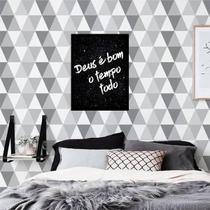 Quadro Decorativo Deus É Bom O Tempo Todo 34x23Cm Quadro Decorativo Deus É Bom O Tempo Todo 34x23Cm