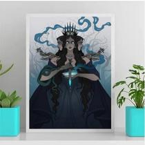 Quadro decorativo Deusa Hecate 45x34cm - Vidro Quadro decorativo Deusa Hecate 45x34cm - Vidro