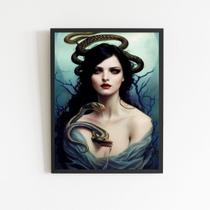 Quadro Decorativo Deusa Lilith 24x18cm - com vidro