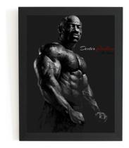 Quadro Decorativo Dexter Jackson Fisiculturista Academia Quadro Decorativo Dexter Jackson Fisiculturista Academia