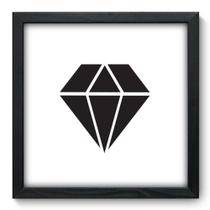 Quadro Decorativo - Diamante - 33cm x 33cm - 181qddp