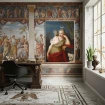 Quadro Decorativo Diana A Deusa Grega da Caça - 70x50cm