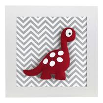 Quadro Decorativo Dino Braquiossauro Quarto Bebê Infantil