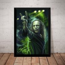 Quadro Decorativo Dio Black Sabbath Banda Metal Arte Rock