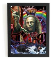 Quadro Decorativo Dio Rainbow Banda Metal Arte Rock Quadro Decorativo Dio Rainbow Banda Metal Arte Rock