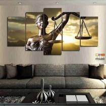 Quadro Decorativo Direito Balança 63x130mt em Tecido Quadro Decorativo Direito Balança 63x130mt em Tecido