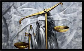 Quadro Decorativo Direito Têmis Balança Justiça Advogados Escritório Salas Com Moldura RC046 Quadro Decorativo Direito Têmis Balança Justiça Advogados Escritório Salas Com Moldura RC046