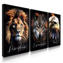 Quadro Decorativo Disciplina Fogo Com Moldura Quadro Decorativo Disciplina Fogo Com Moldura
