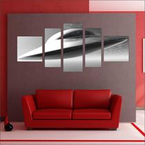 Quadro Decorativo Disco Voador Ufologia Mosaico Com 5 Peças TT01