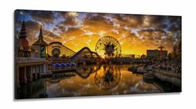 Quadro Decorativo Disney Parque 130x60 em Tecido Canvas Quadro Decorativo Disney Parque 130x60 em Tecido Canvas