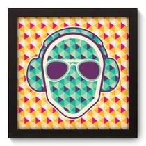 Quadro Decorativo - Dj - 22cm x 22cm - 017qdgp Quadro Decorativo - Dj - 22cm x 22cm - 017qdgp