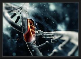 Quadro Decorativo Dna Biologia Medicina Farmácia Decorações Com Moldura Quadro Decorativo Dna Biologia Medicina Farmácia Decorações Com Moldura