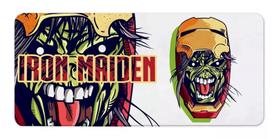 Quadro Decorativo Do Iron Maiden - Musica - Placa De Carro - O Cara da Caneca