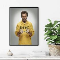 Quadro Decorativo Doctor House Preso 45x34cm