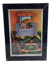 Quadro Decorativo Donkey Kong 3D Fita Universe