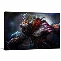 Quadro decorativo Dota 2 Jogos Online - Tela em Tecido