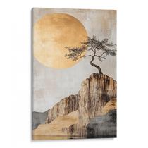 Quadro decorativo Dourado Horizonte das Paisagens Serenas - Art Canvas