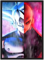 Quadro Decorativo Dragon Ball Goku Desenho Anime Com Moldura G13