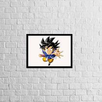 Quadro Decorativo Dragon Ball Z 24x18cm - com vidro Quadro Decorativo Dragon Ball Z 24x18cm - com vidro