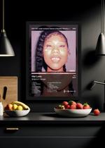 Quadro Decorativo Drake Her Loss (Dark) Com Vidro Tamanho:21cm x 30cm (A4)