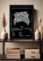 Quadro Decorativo Drake Honestly, Nevermind (Dark) Com Vidro Tamanho:21cm x 30cm (A4)