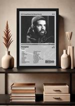 Quadro Decorativo Drake Scorpion (Black&white) Com Vidro Tamanho:21cm x 30cm (A4) Quadro Decorativo Drake Scorpion (Black&white) Com Vidro Tamanho:21cm x 30cm (A4)