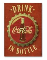Quadro decorativo drink coca cola