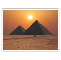 Quadro Decorativo Duas Pirâmides do Egito 90x60 Sala Quarto