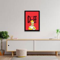 Quadro Decorativo Duff Beer Homer Simpsons