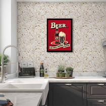 Quadro Decorativo Duff Beer Temporary Solution 45x34cm