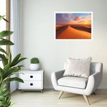 Quadro Decorativo Dunas Pôr do Sol - 50x70cm