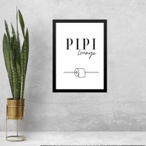 Quadro Decorativo E Divertido Banheiro Minimalista 24X18Cm Quadro Decorativo E Divertido Banheiro Minimalista 24X18Cm