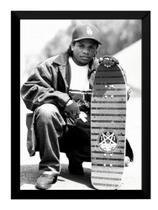 Quadro Decorativo Eazy-e Rap Skate Hip Hop Foto Moldurada