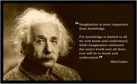 Quadro Decorativo Einstein Física Matemática Laboratório Salas Casa Quartos Com Moldura RC004