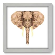 Quadro Decorativo - Elefante - 22cm x 22cm - 029qnsab