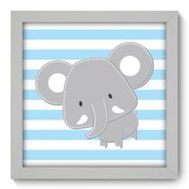 Quadro Decorativo - Elefante - 22cm x 22cm - 092qdbb